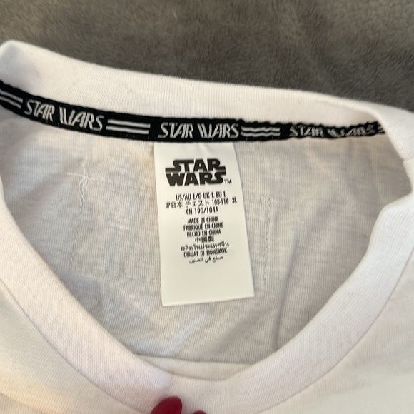 Star Wars Action Figures T-Shirt - Size Large - White, Pink, Blue, Yellow - NWT - Picture 11 of 15
